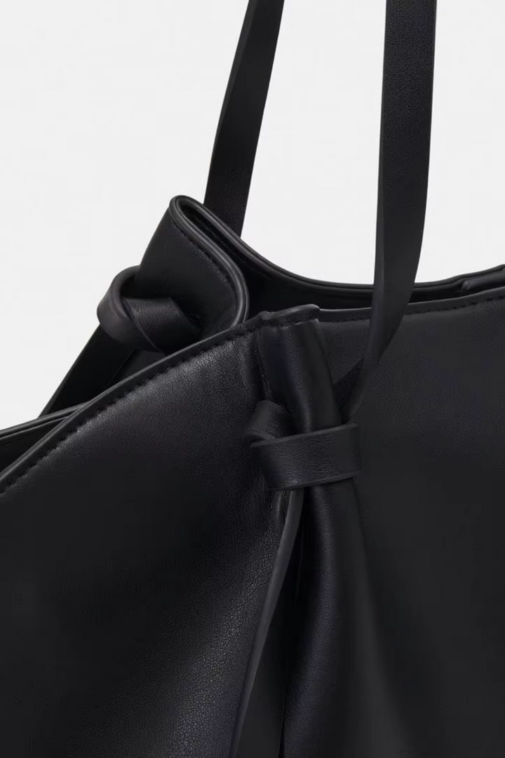 Katarzyna | Torebka Damska Shopper Duża Z Kieszenią Na Laptop