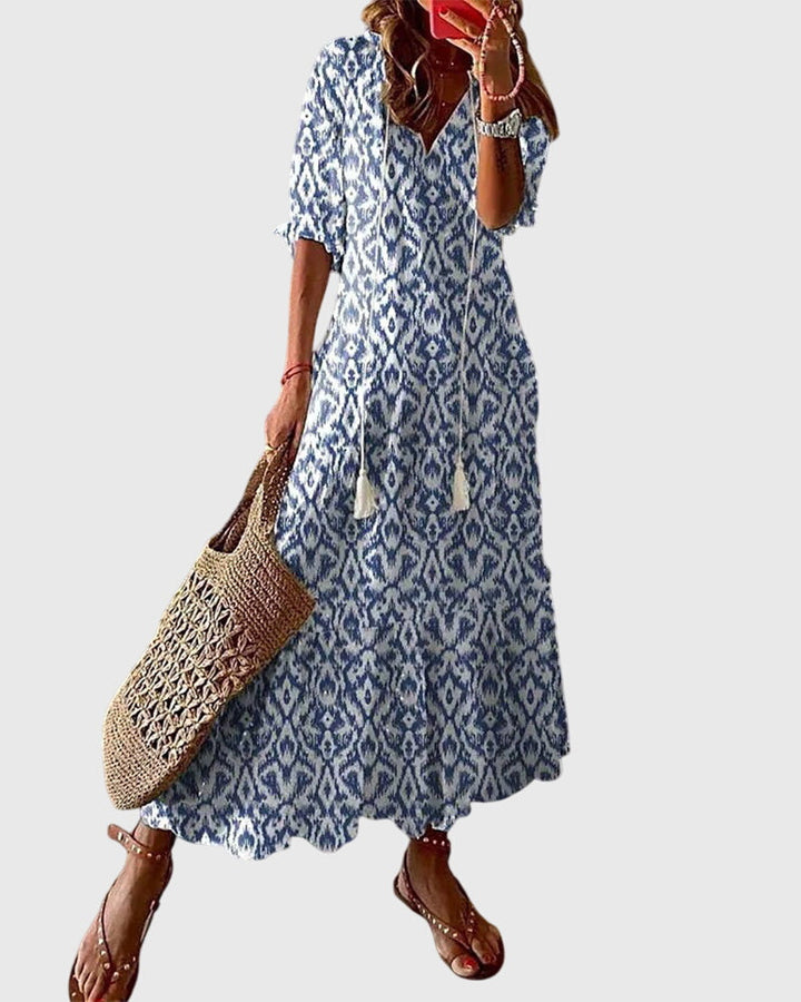 Natalia | Sukienka Damska Letnia Midi Boho