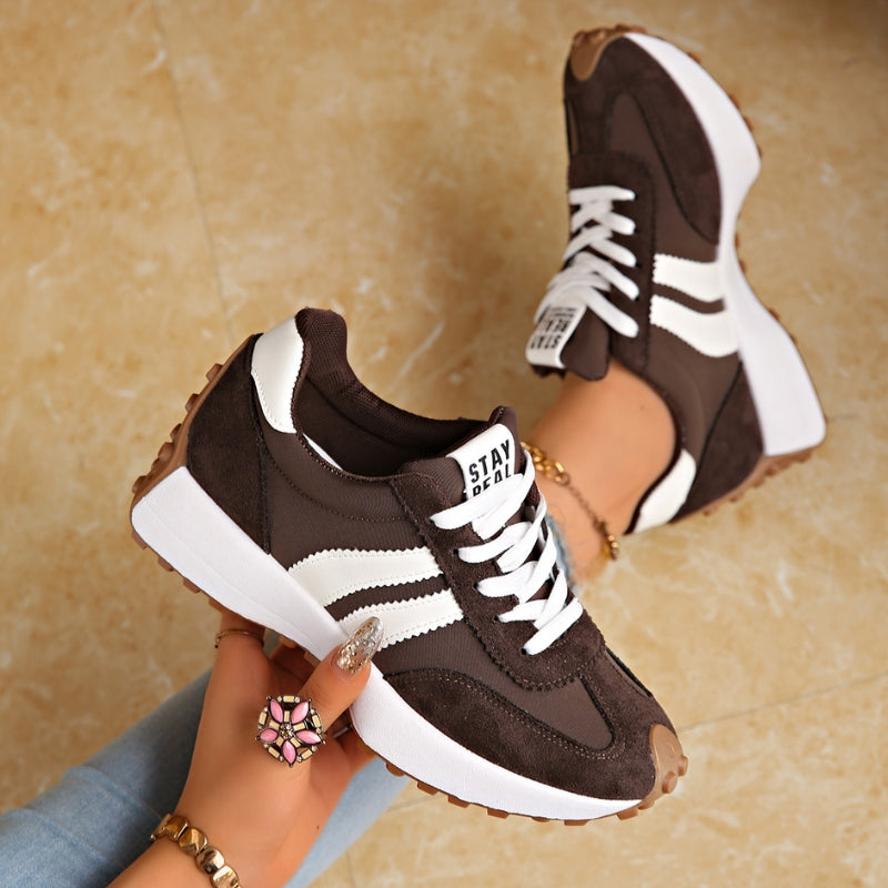 Oliwia | Sneakersy Damskie Komfortowe Na Platformie