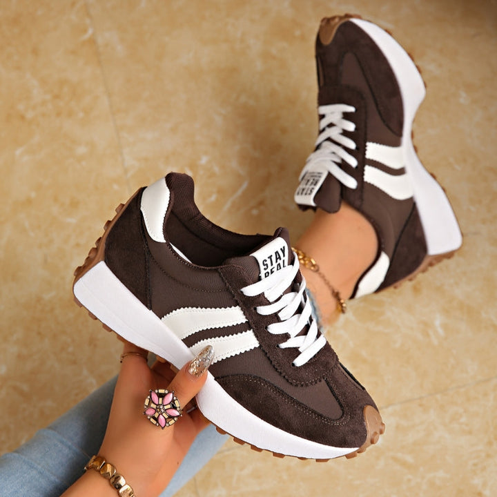 Oliwia | Sneakersy Damskie Komfortowe Na Platformie
