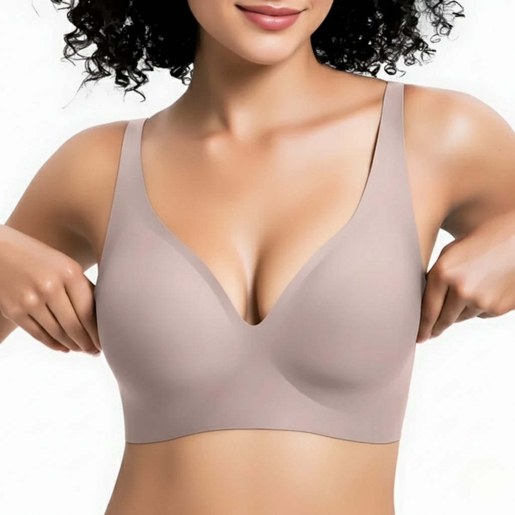 Biustonosz Damski V-Neck Bez Fiszbiny
