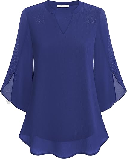 Élodie | Elegancka Bluzka Casual Z Dekoltem V