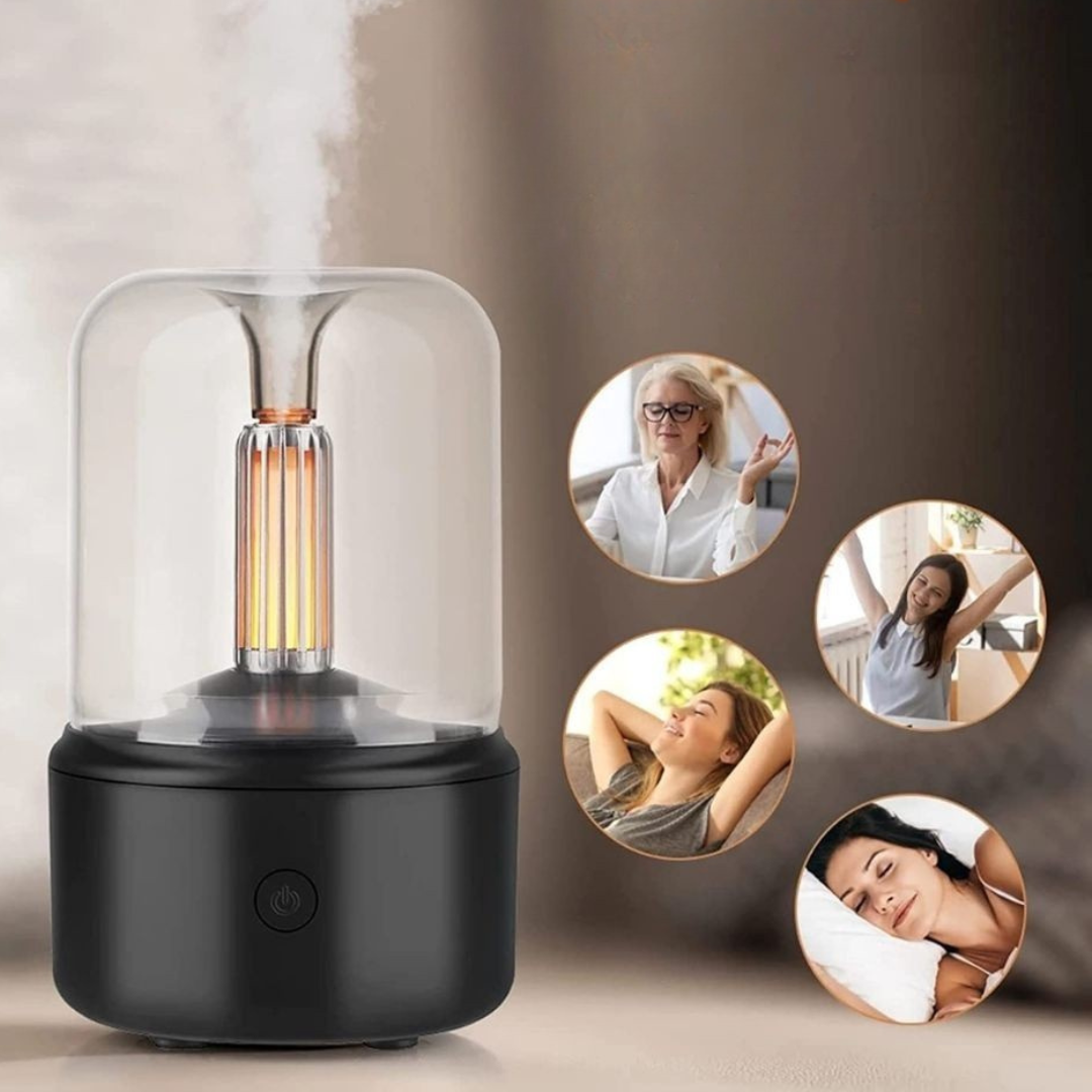 Nawilżacz Powietrza Ultrasoniczny Z Funkcją Aromatu I Podświetleniem