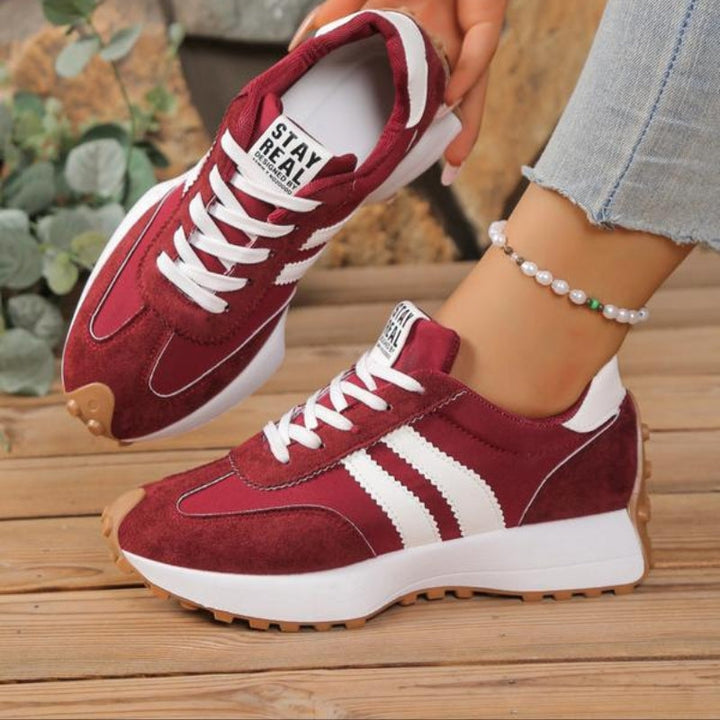 Oliwia | Sneakersy Damskie Komfortowe Na Platformie