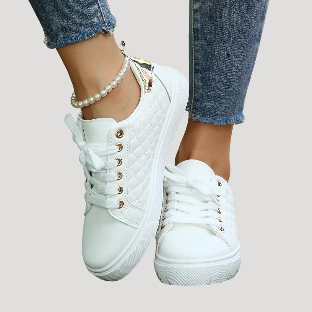 Sneakersy Damskie Sznurowane Casual