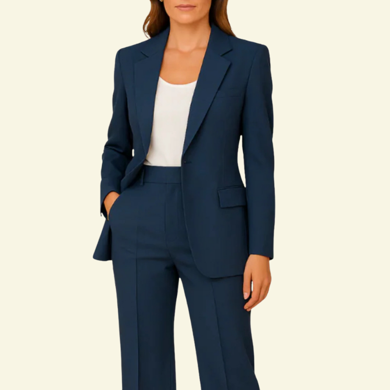Émilienne | Taliowany Garnitur Damski Office Smart