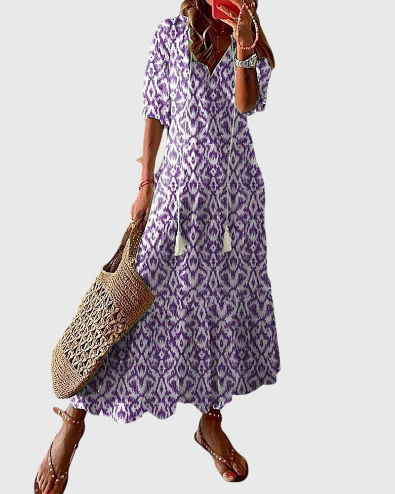 Natalia | Sukienka Damska Letnia Midi Boho
