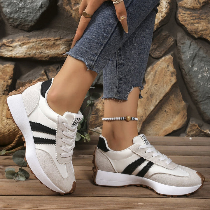 Oliwia | Sneakersy Damskie Komfortowe Na Platformie