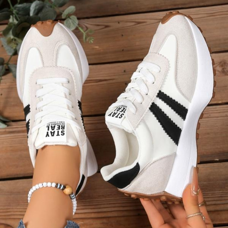 Oliwia | Sneakersy Damskie Komfortowe Na Platformie