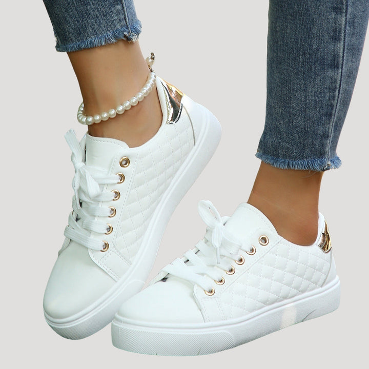 Sneakersy Damskie Sznurowane Casual