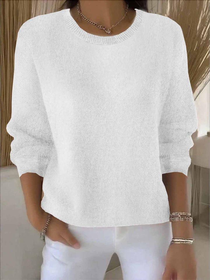 Sweter Damski Wiosenny o Luźnym Kroju do Codziennych Stylizacji Dla Kobiet
