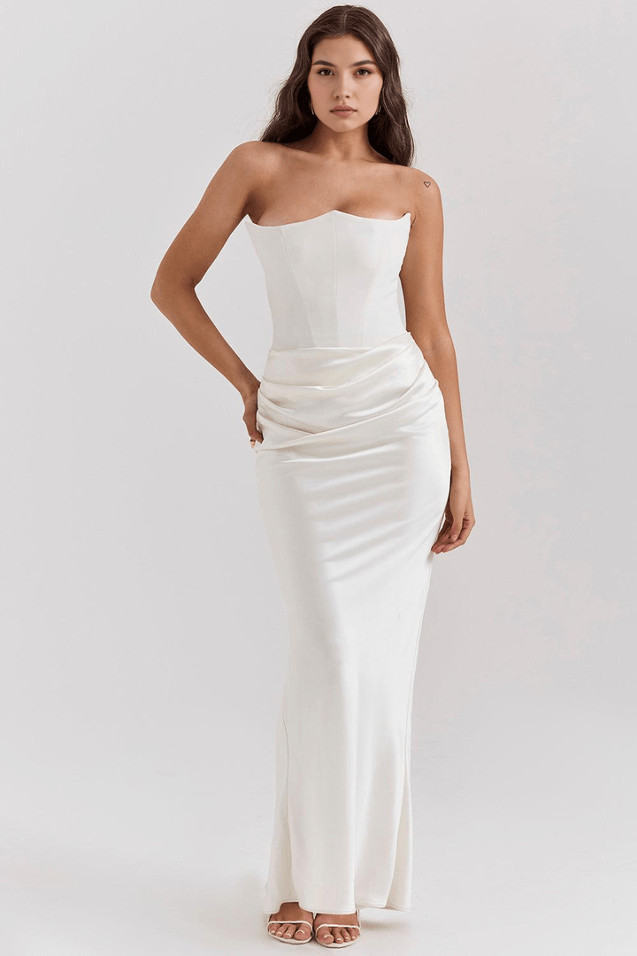 Agnieszka | Sukienka Maxi Elegancka Wieczorowa
