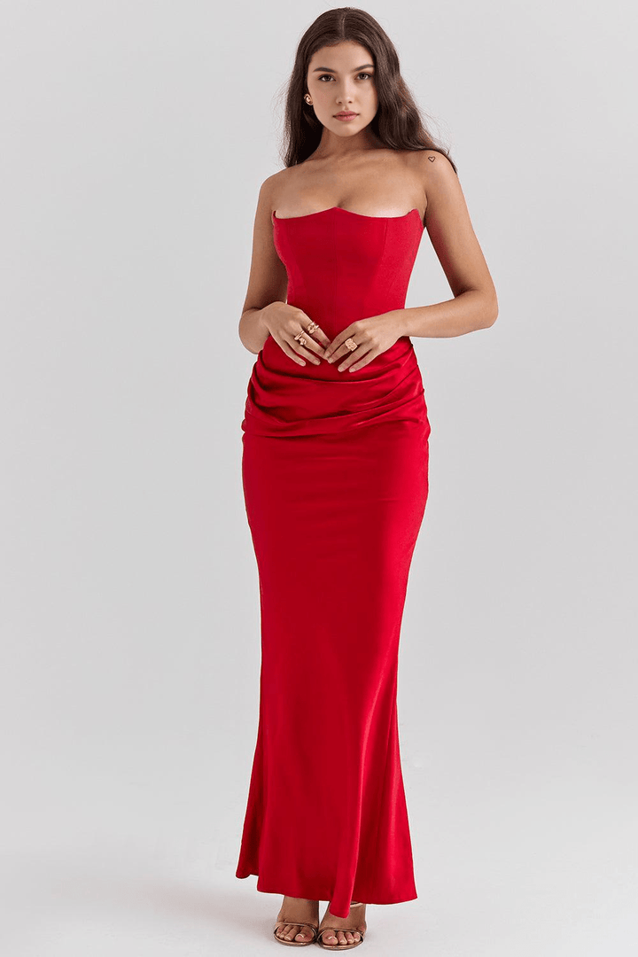 Agnieszka | Sukienka Maxi Elegancka Wieczorowa