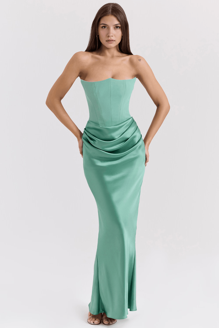 Agnieszka | Sukienka Maxi Elegancka Wieczorowa