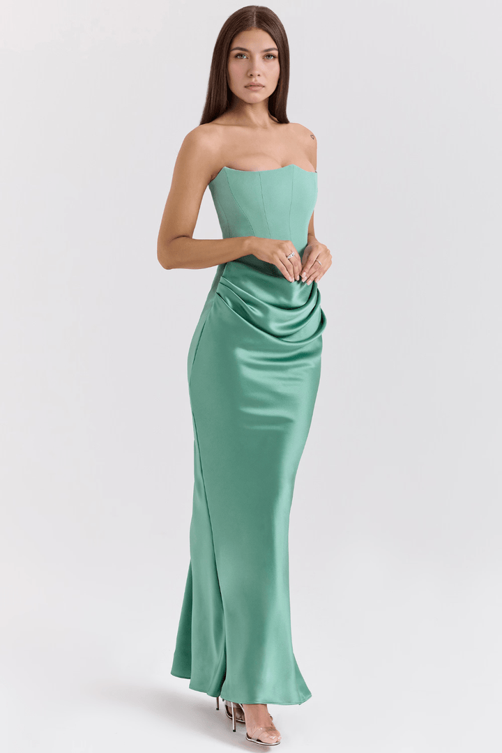 Agnieszka | Sukienka Maxi Elegancka Wieczorowa