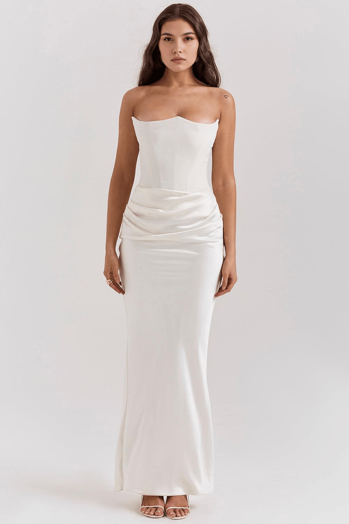 Agnieszka | Sukienka Maxi Elegancka Wieczorowa