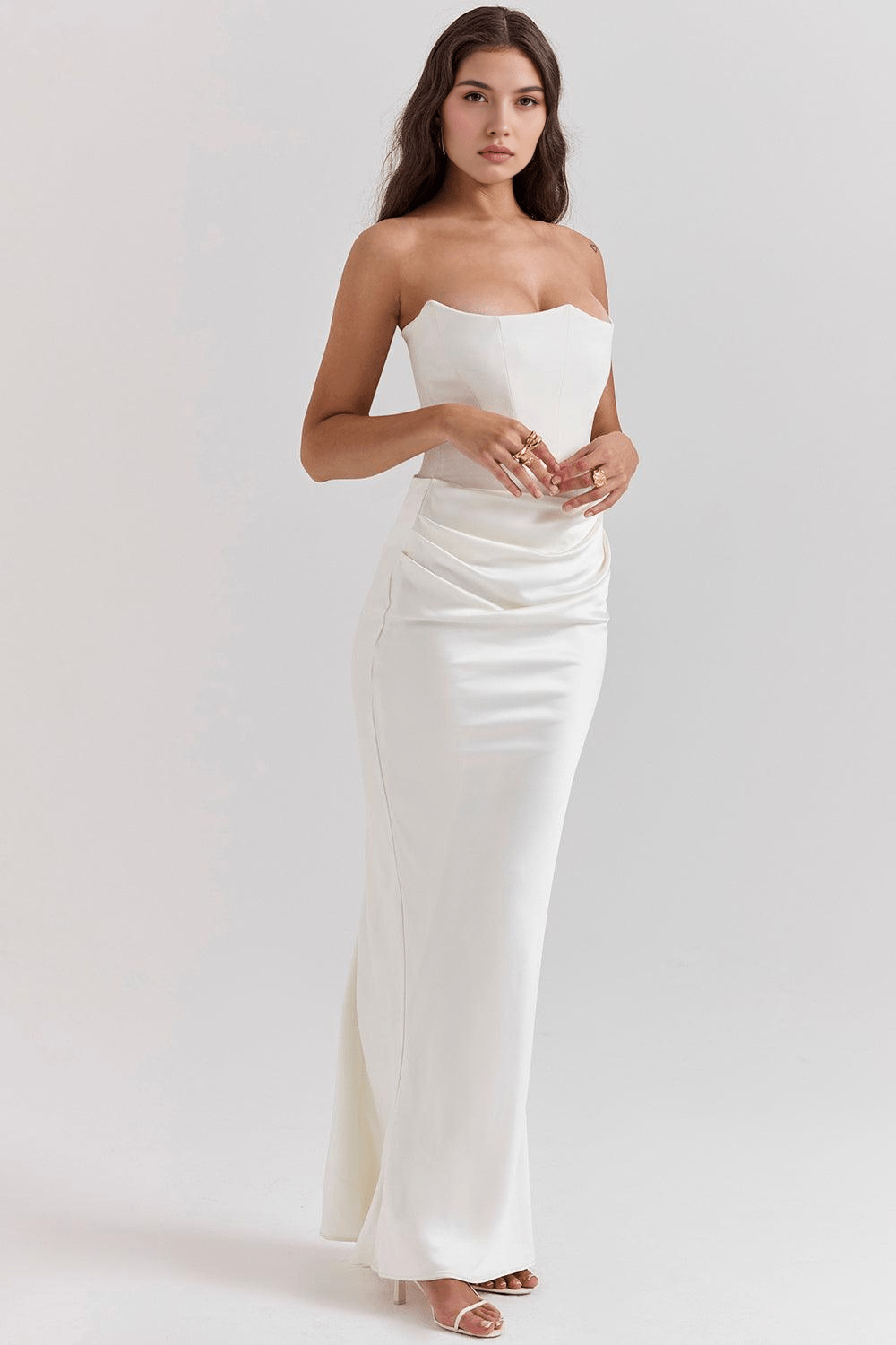 Agnieszka | Sukienka Maxi Elegancka Wieczorowa