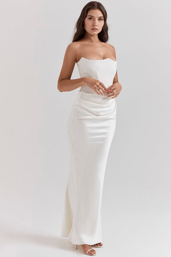 Agnieszka | Sukienka Maxi Elegancka Wieczorowa