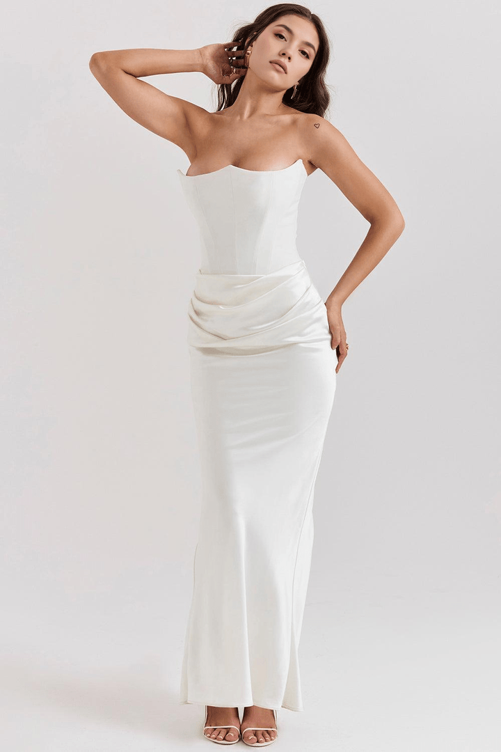 Agnieszka | Sukienka Maxi Elegancka Wieczorowa