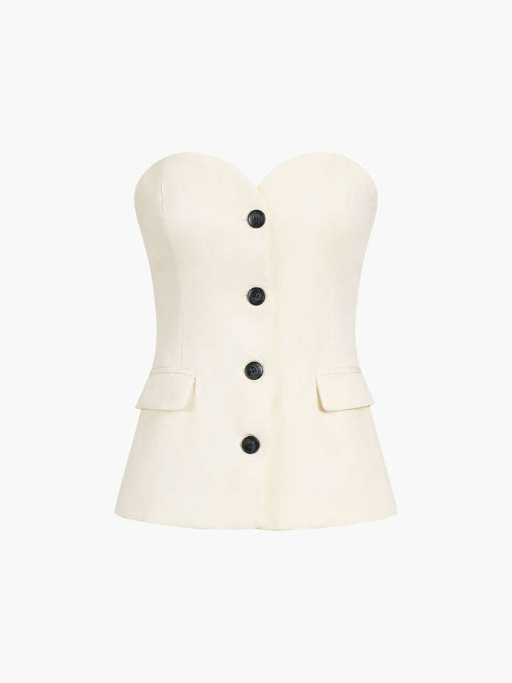 Noelle | Komplet Damski Bandeau Ze Spodniami