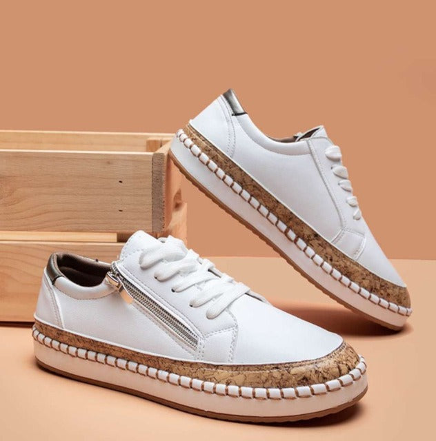 Dorota | Sneakersy Damskie Espadryle Haftowane