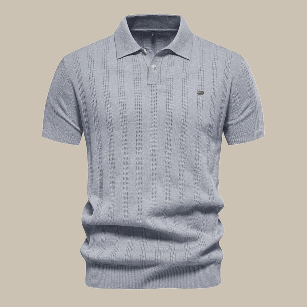 Bluzki Męskie Polo z Krótkim Rękawem | Casualowy