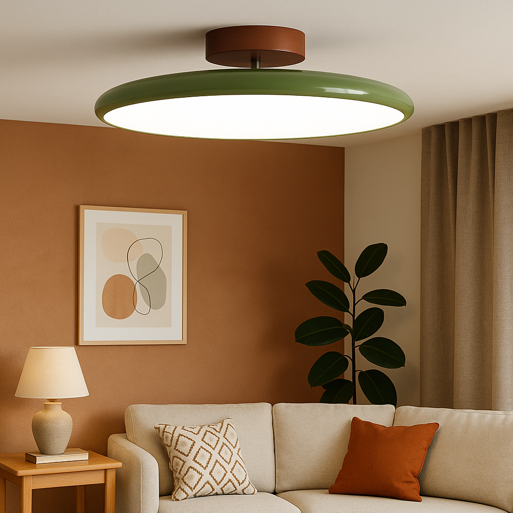 Regulowana Skandynawska Lampa Sufitowa Z Szerokim Kloszem