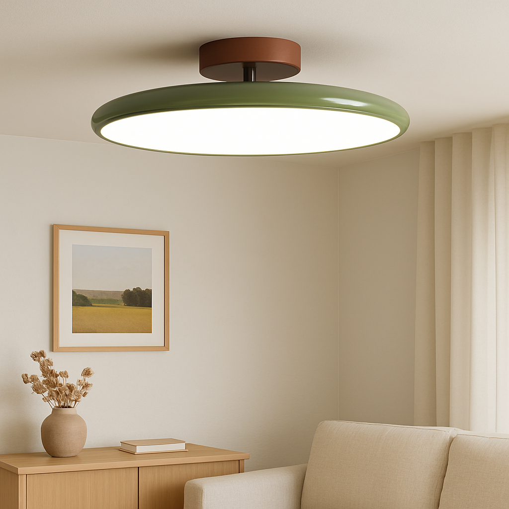 Regulowana Skandynawska Lampa Sufitowa Z Szerokim Kloszem