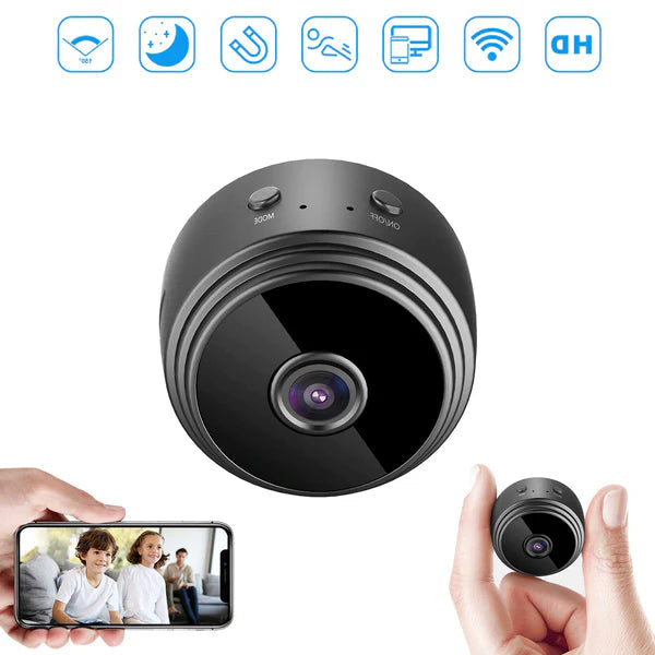 Mini Kamera WiFi 1080P Z Trybem Nocnym I Detekcją Ruchu