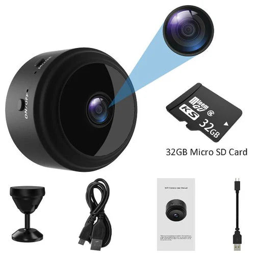 Mini Kamera WiFi 1080P Z Trybem Nocnym I Detekcją Ruchu