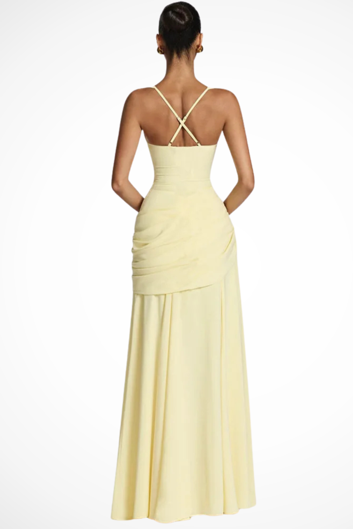Lucyna | Sukienka Maxi Elegancka Na Wesele