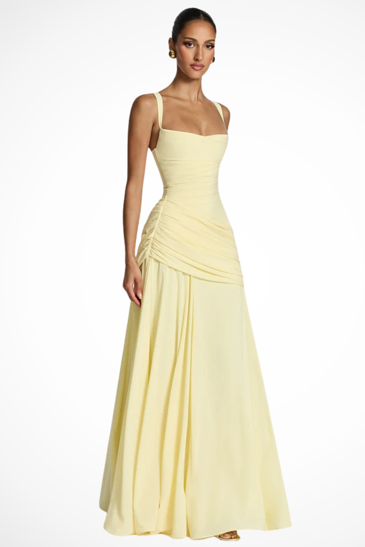 Lucyna | Sukienka Maxi Elegancka Na Wesele