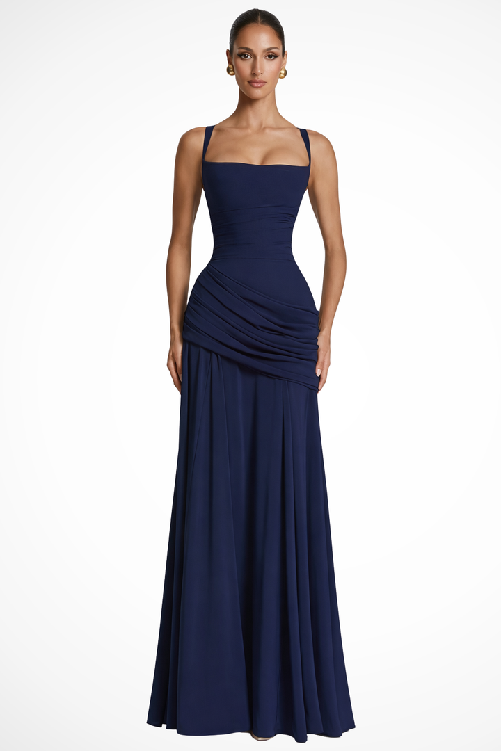 Lucyna | Sukienka Maxi Elegancka Na Wesele