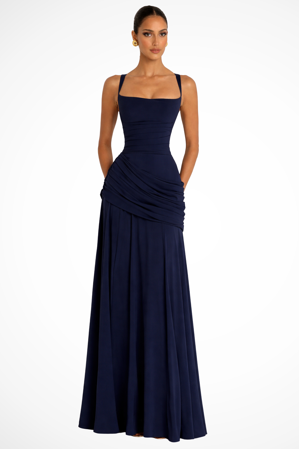 Lucyna | Sukienka Maxi Elegancka Na Wesele