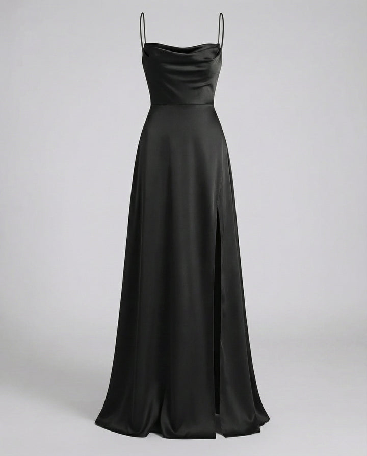 Isabelle | Elegancka Sukienka Maxi Z Rozcięciem