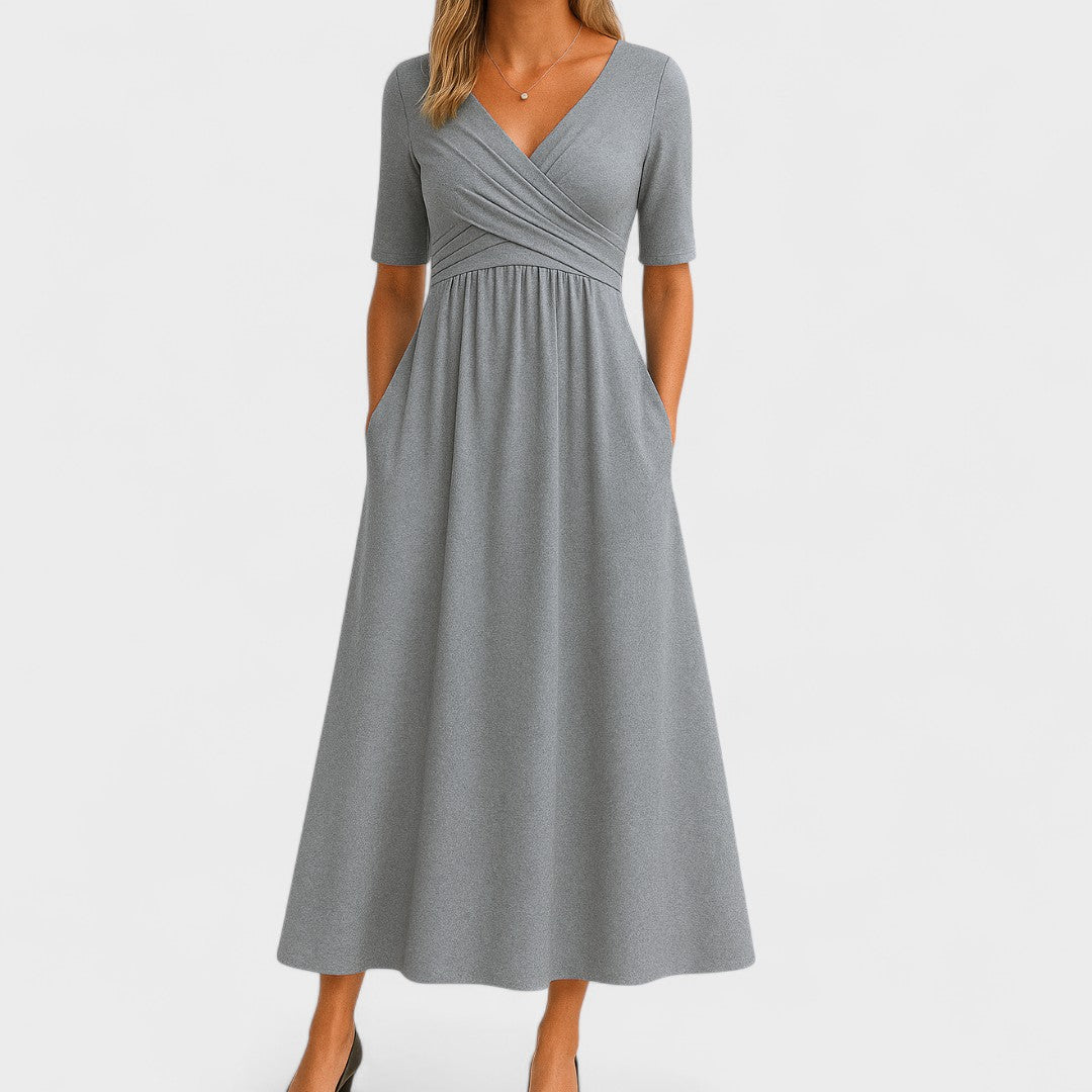 Jadwiga | Sukienka Midi Na Wesele Elegancka