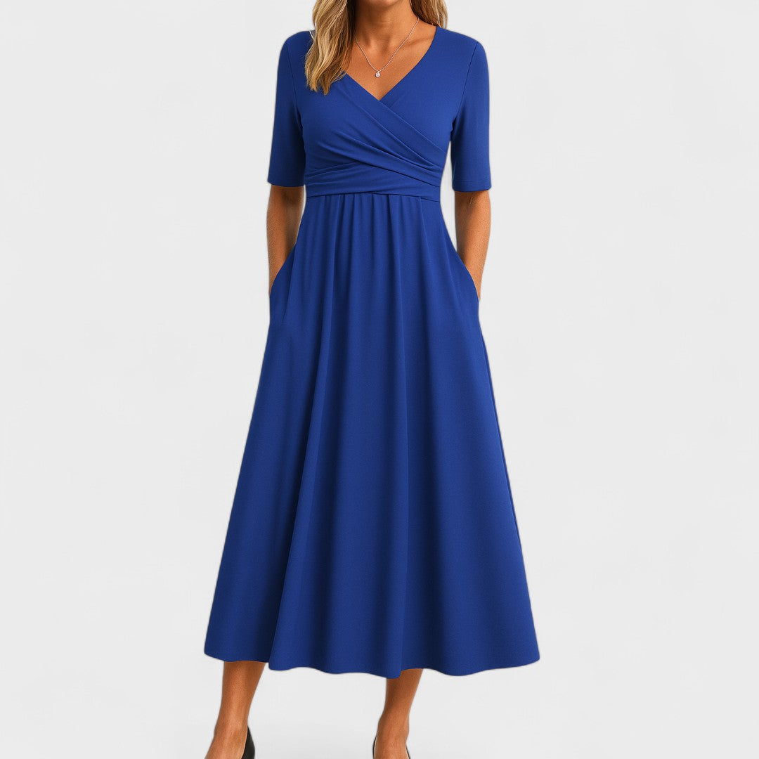 Jadwiga | Sukienka Midi Na Wesele Elegancka