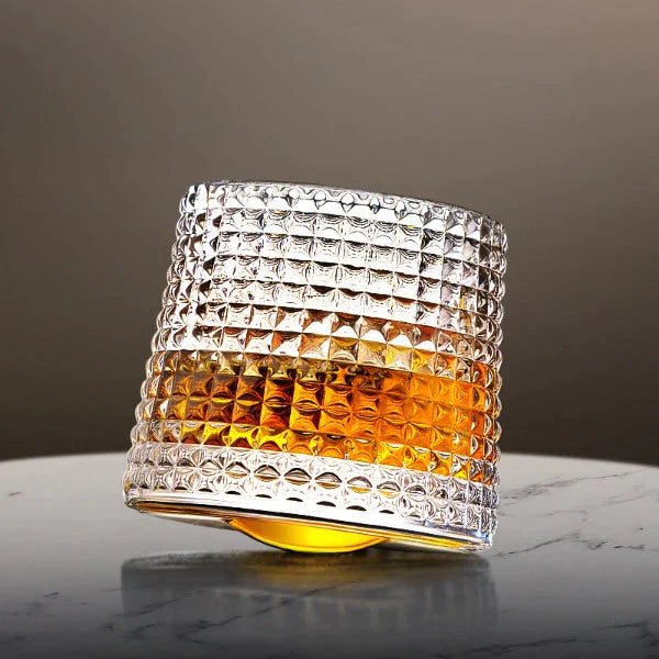 Kryształowe Szklanki Do Whisky 300 ml Z Zaokrągloną Podstawą