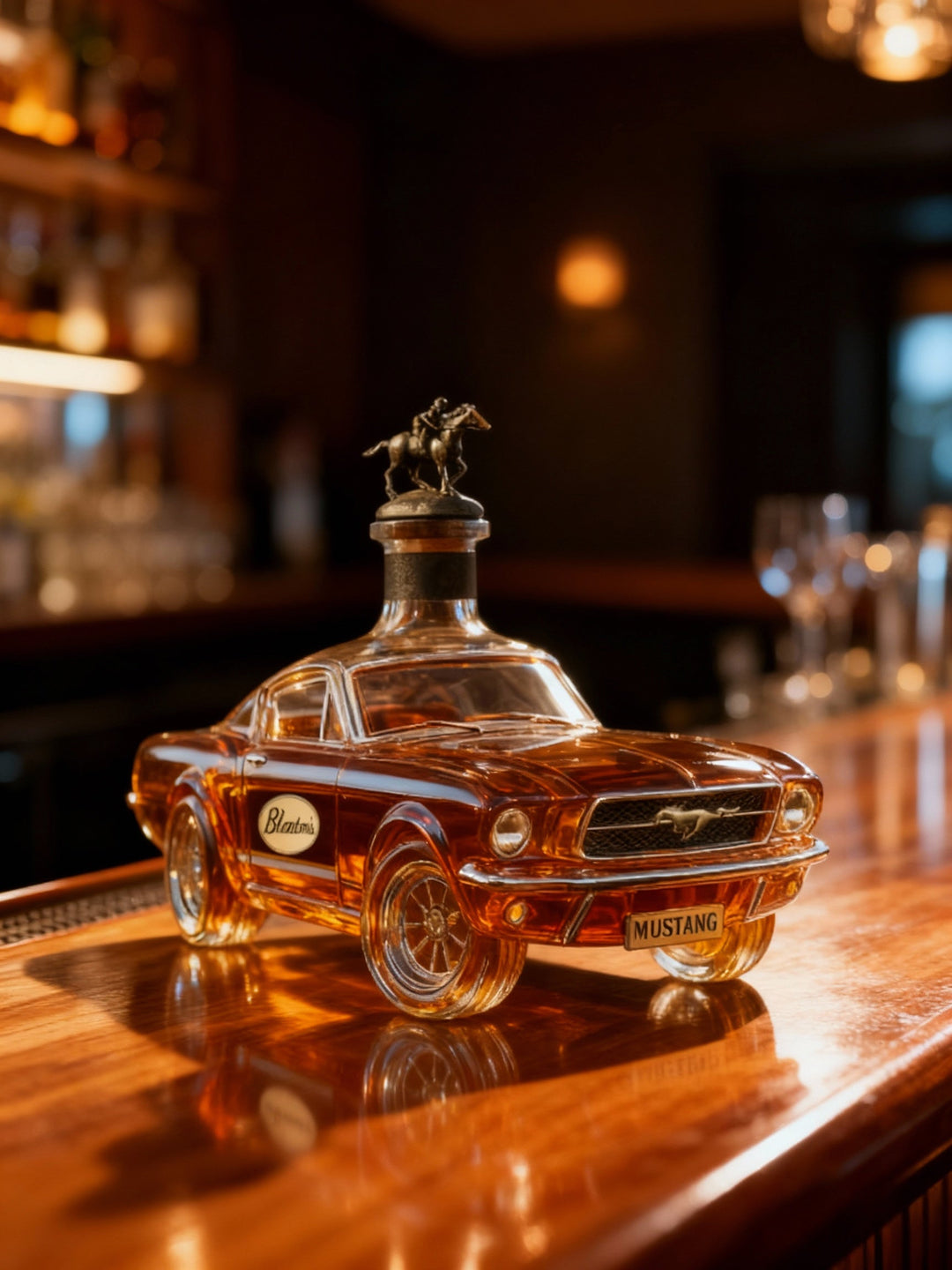 Karafka Do Whisky W Kształcie Samochodu Z Ozdobnym Designem BowLift