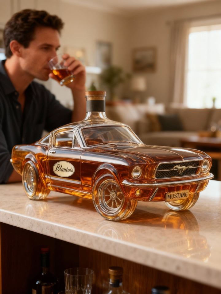 Karafka Do Whisky W Kształcie Samochodu Z Ozdobnym Designem BowLift