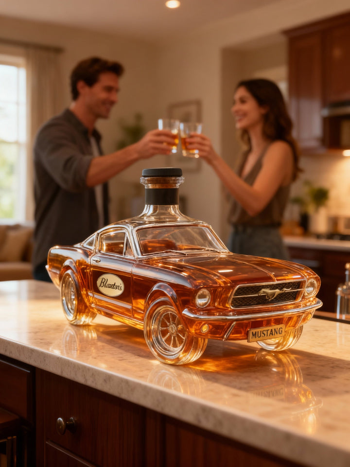 Karafka Do Whisky W Kształcie Samochodu Z Ozdobnym Designem BowLift
