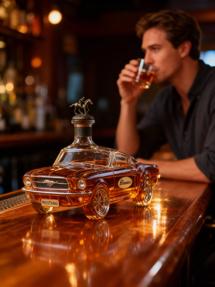 Karafka Do Whisky W Kształcie Samochodu Z Ozdobnym Designem BowLift