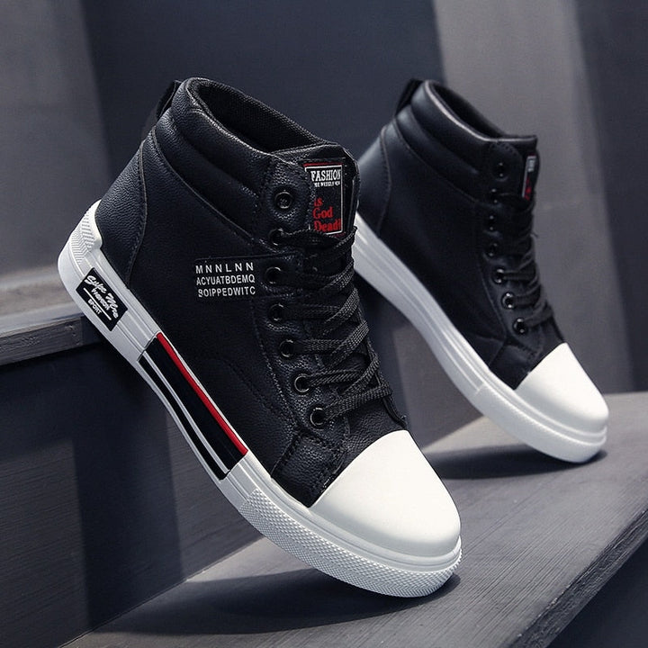 Buty Męskie Wysokie Casual Na Jesień I Zimę