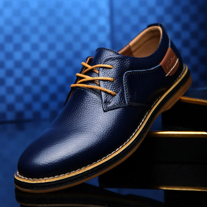Adrian | Skórzane Buty Oxford Męskie