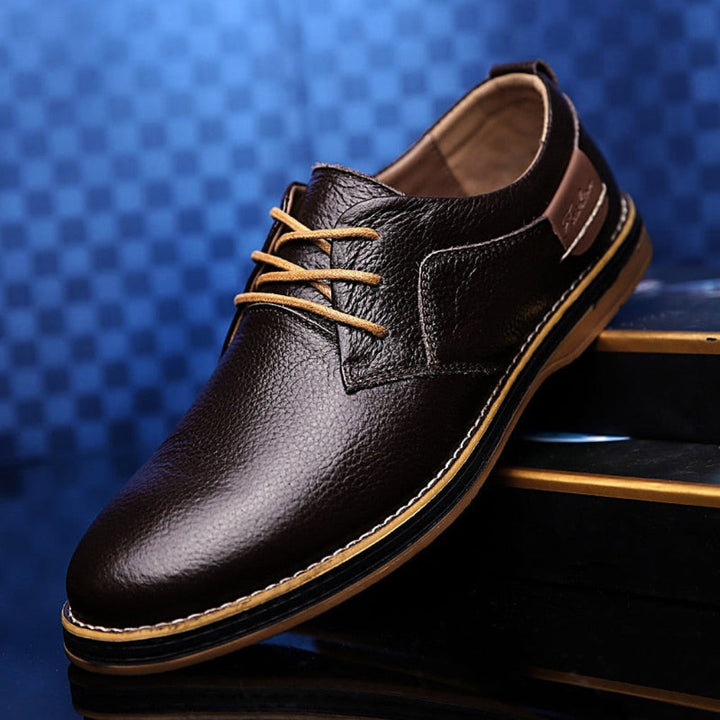 Adrian | Skórzane Buty Oxford Męskie