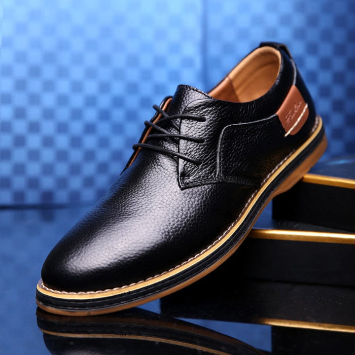 Adrian | Skórzane Buty Oxford Męskie