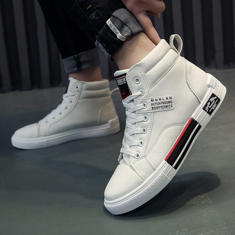 Buty Męskie Wysokie Casual Na Jesień I Zimę