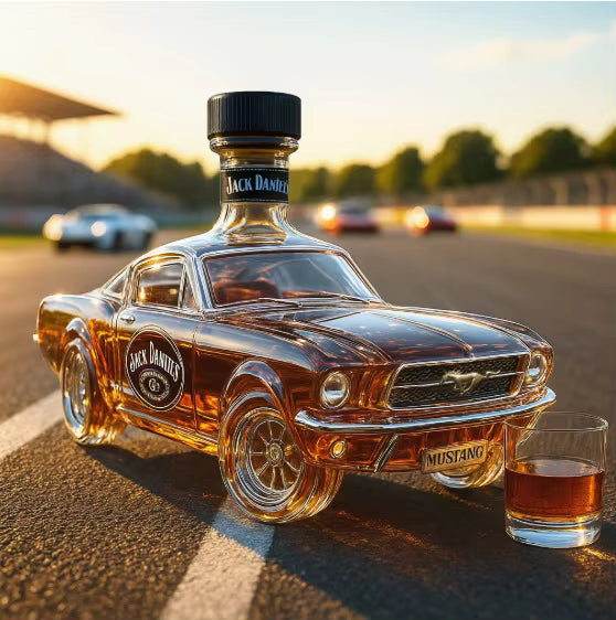 Karafka Do Whisky W Kształcie Samochodu Z Ozdobnym Designem BowLift