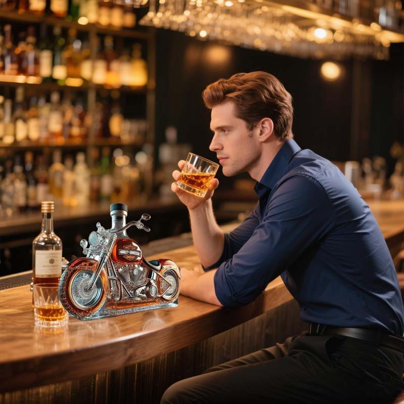 Karafka Do Whisky W Kształcie Motocykla Do Domowego Baru
