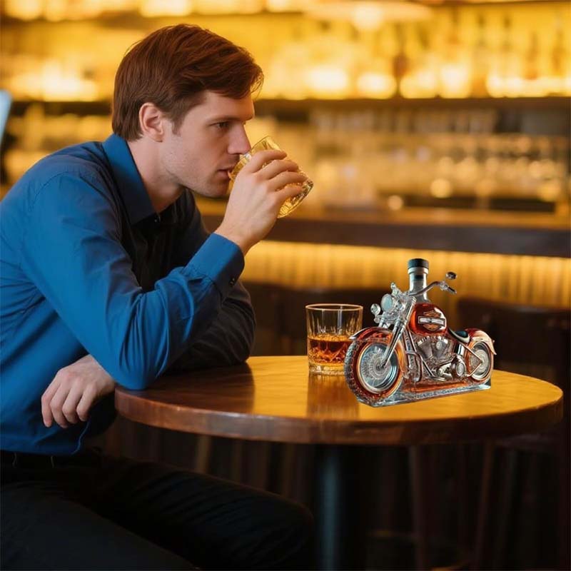 Karafka Do Whisky W Kształcie Motocykla Do Domowego Baru